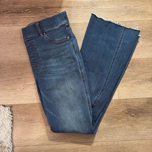 Women's SPANX Blue Jeans WIDE LEG MEDIUM FREE SHIPPING